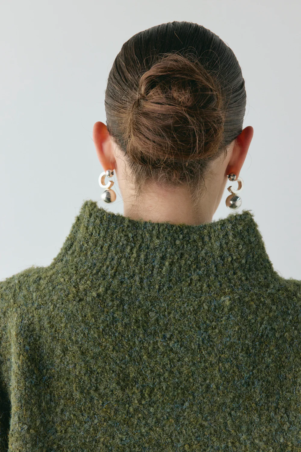 Yumi Knit Jumper Khaki - Image 7