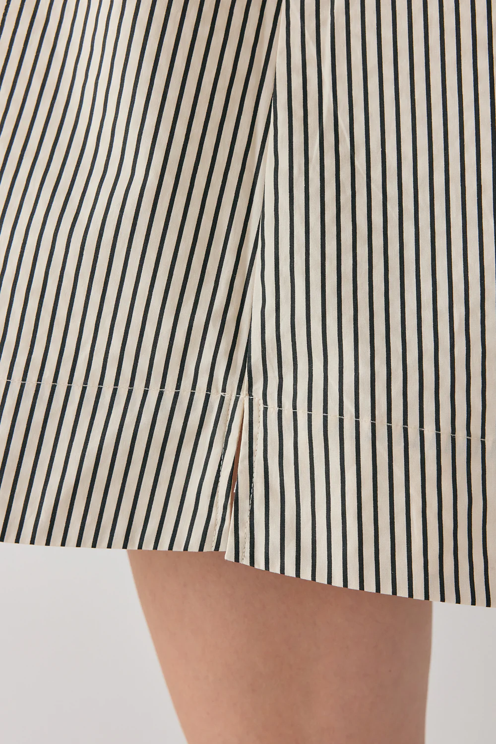 Yuri Mini Dress Black Stripe - Image 6
