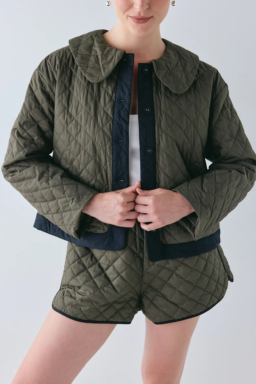 Yvette Jacket Khaki - Image 3
