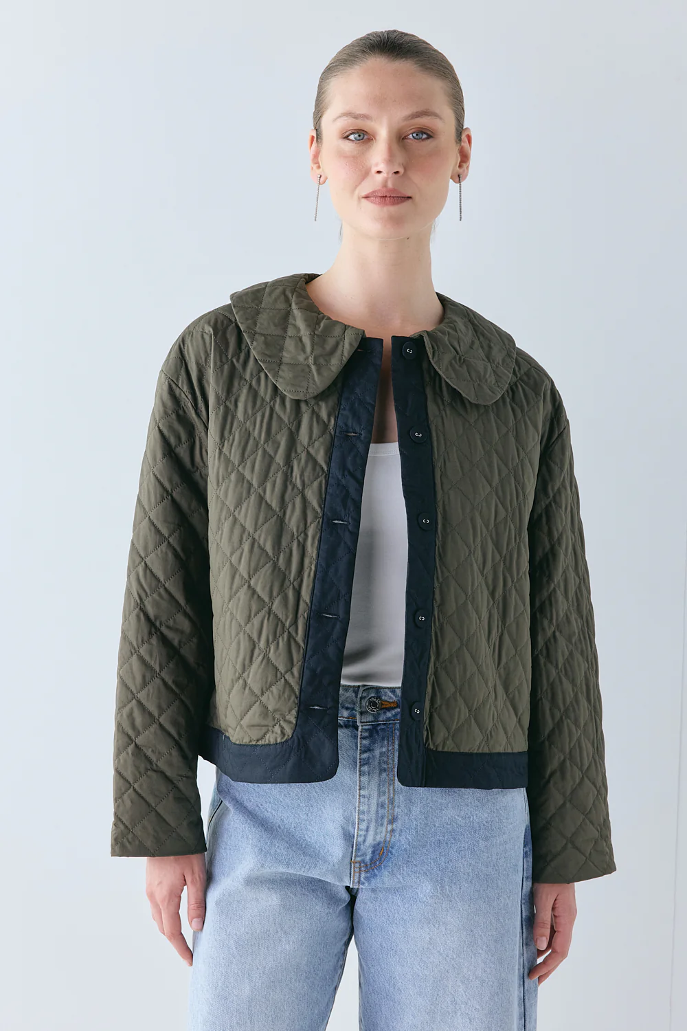 Yvette Jacket Khaki - Image 5