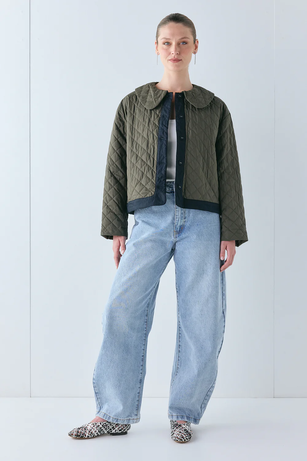 Yvette Jacket Khaki - Image 6
