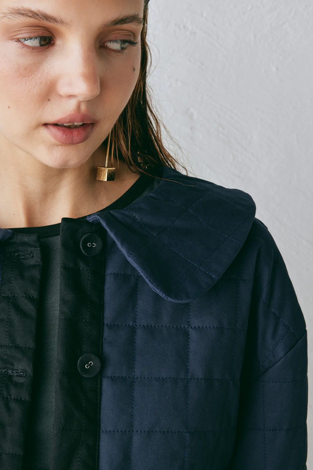 Yvette Jacket Navy - Image 4