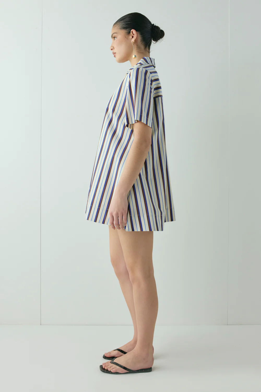 Zippora Mini Dress Stripe - Image 4