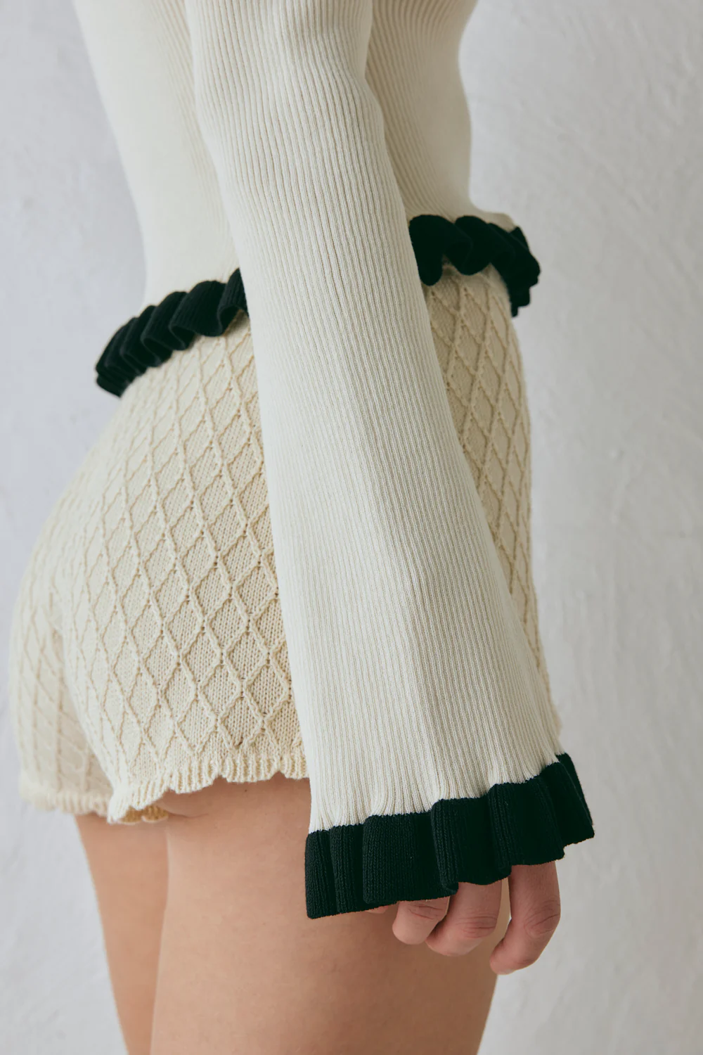 Zoey Knit Top Cream - Image 3